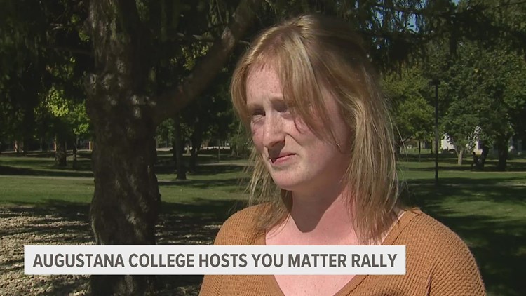 Student recalls battle with anorexia at Augustana's 'You Matter' rally: 'Your feelings are valid'