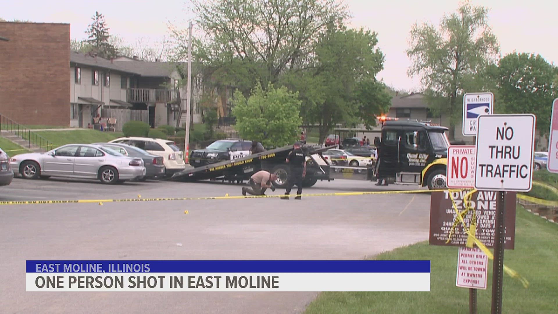 The East Moline Police Department is still investigating the shooting, which happened at Blackhawk Hills Apartments.