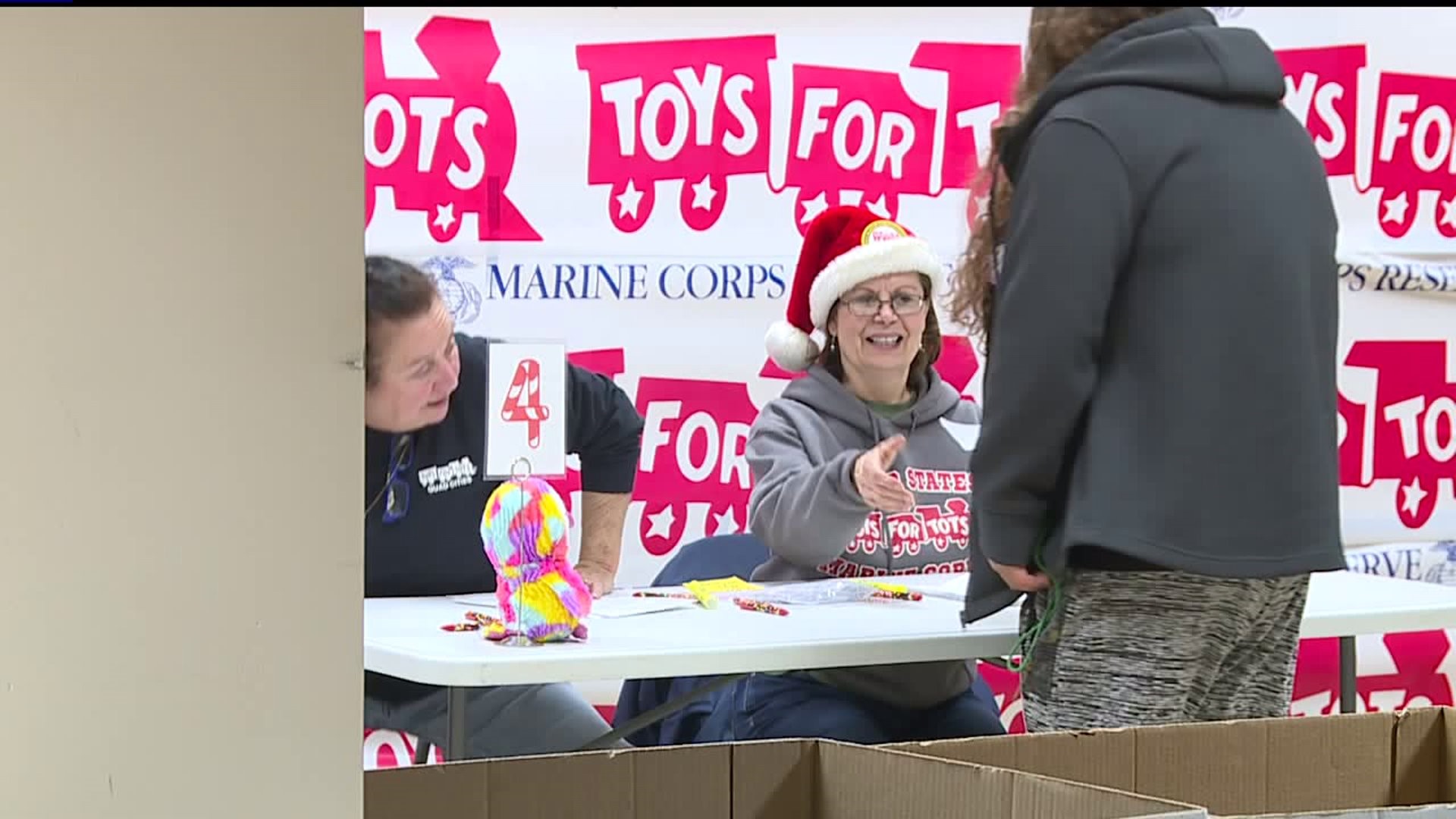 Toys for Tots distribution day is here!