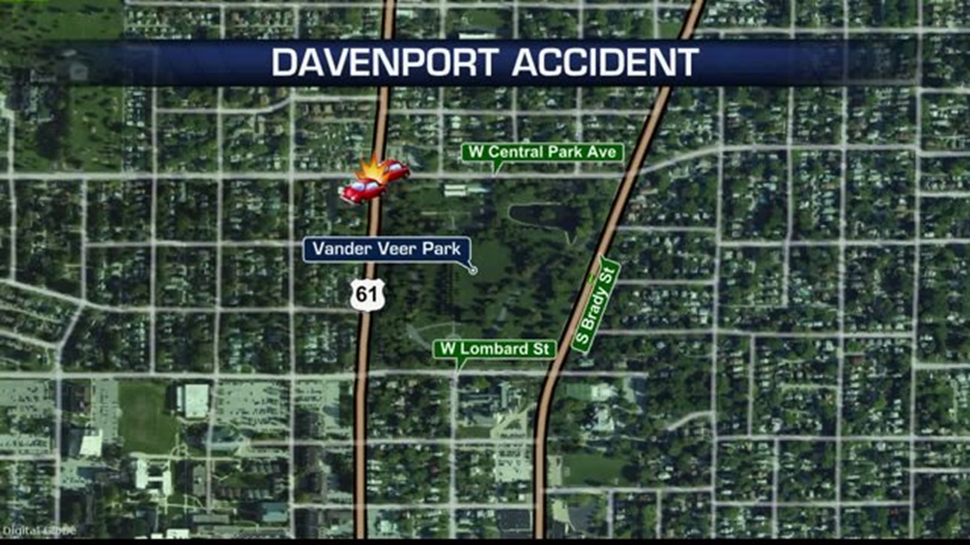 Two hit crossing Harrison Street in Davenport