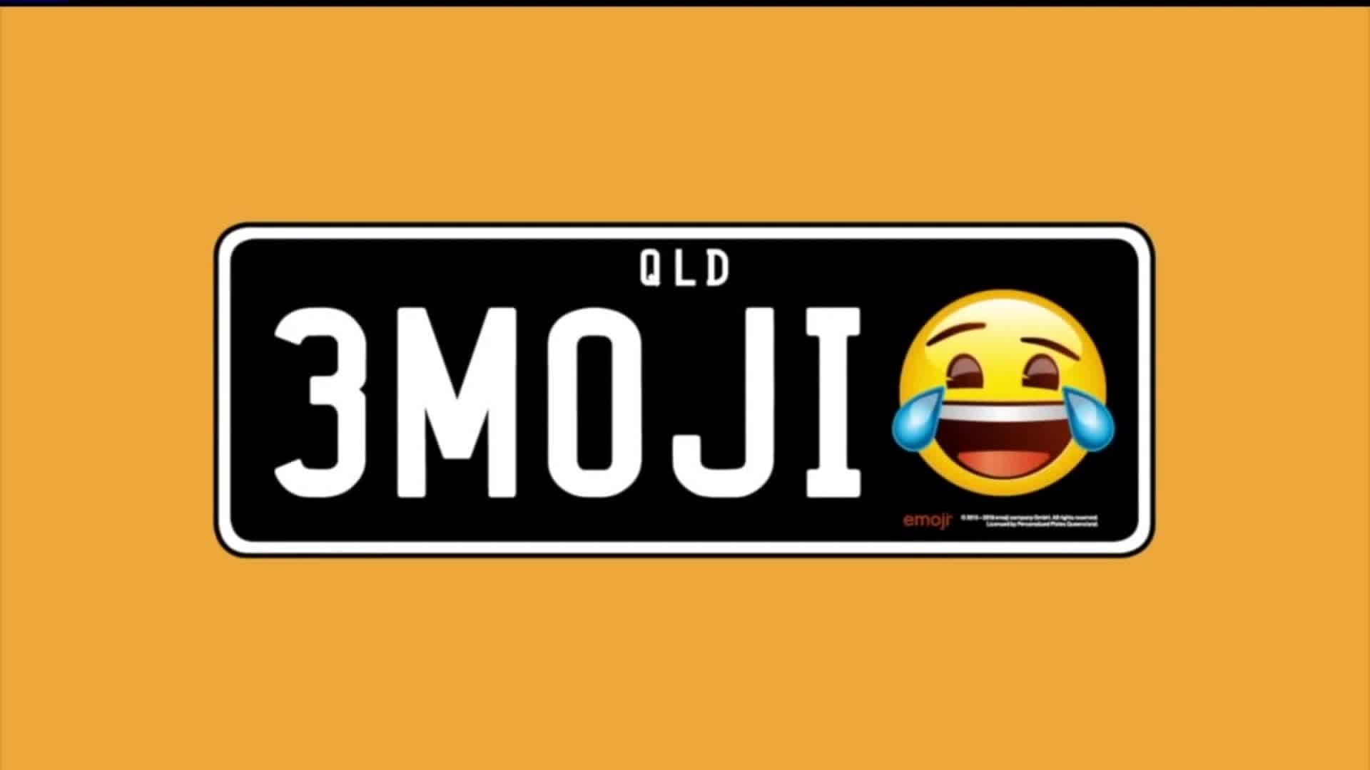 Australia using emojis in license plates
