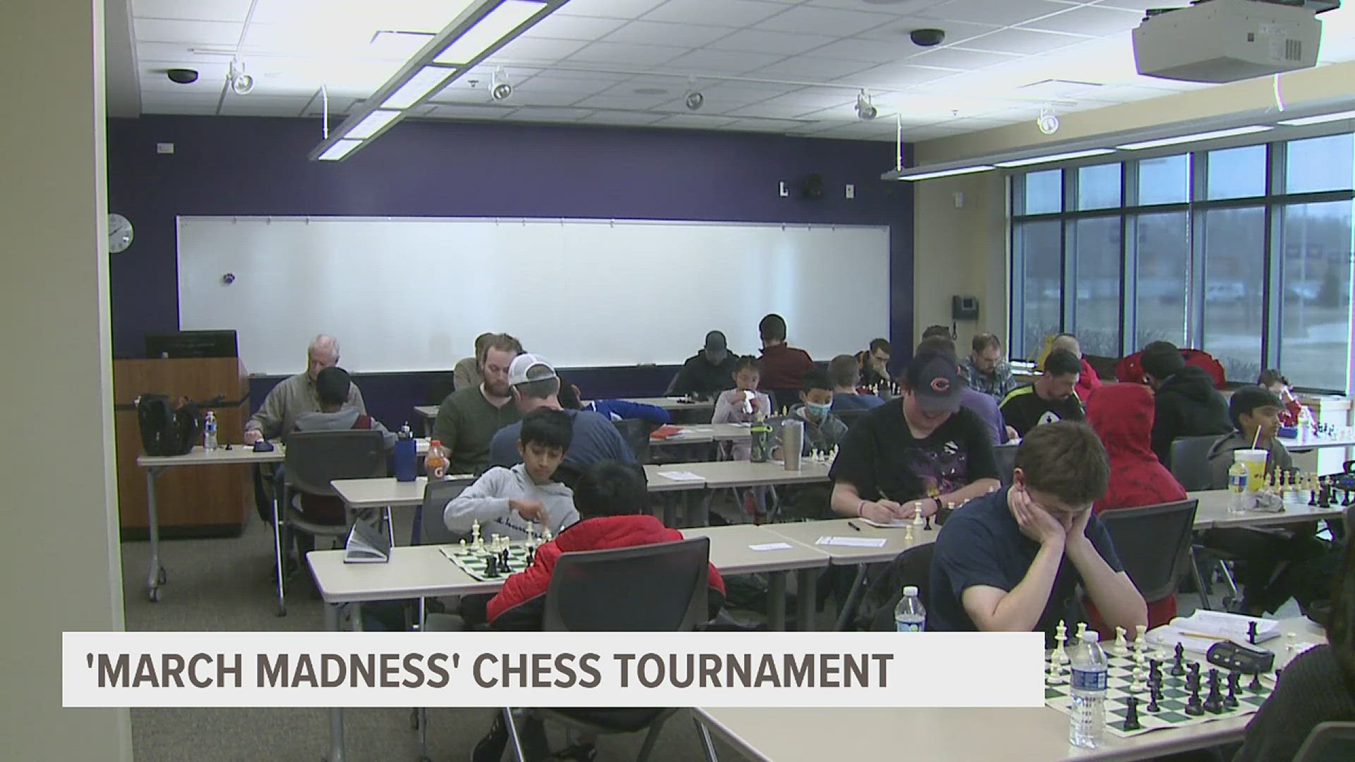 Over 90 chess players competed for prizes