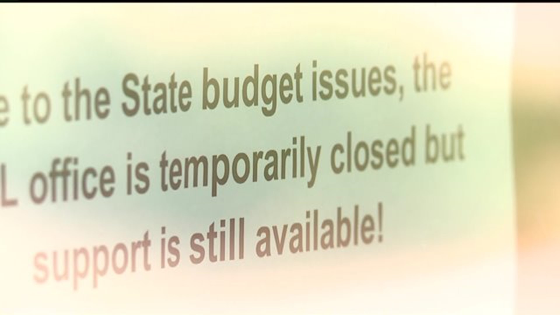 Budget impasse leads to layoffs