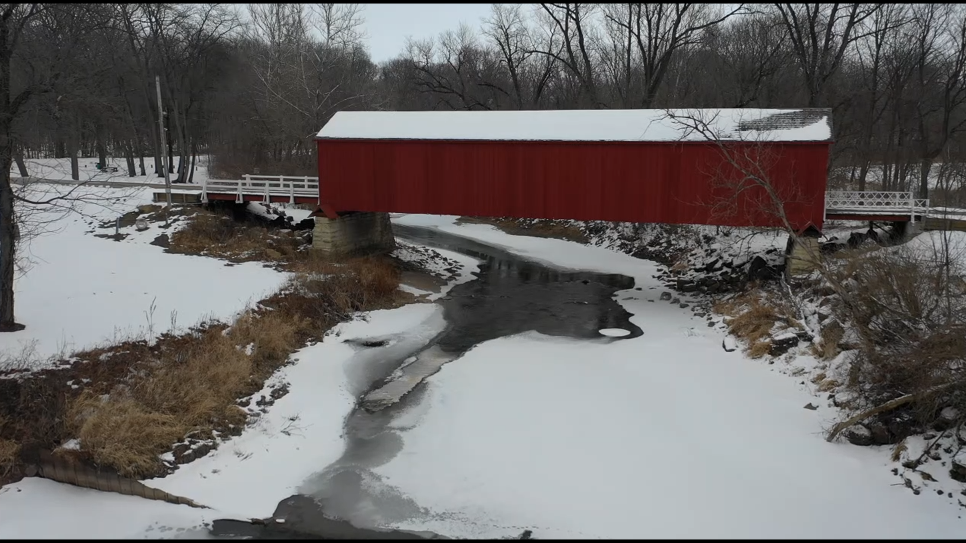 Illinois only has 9 covered bridges statewide and two of them happen to be in Princeton.