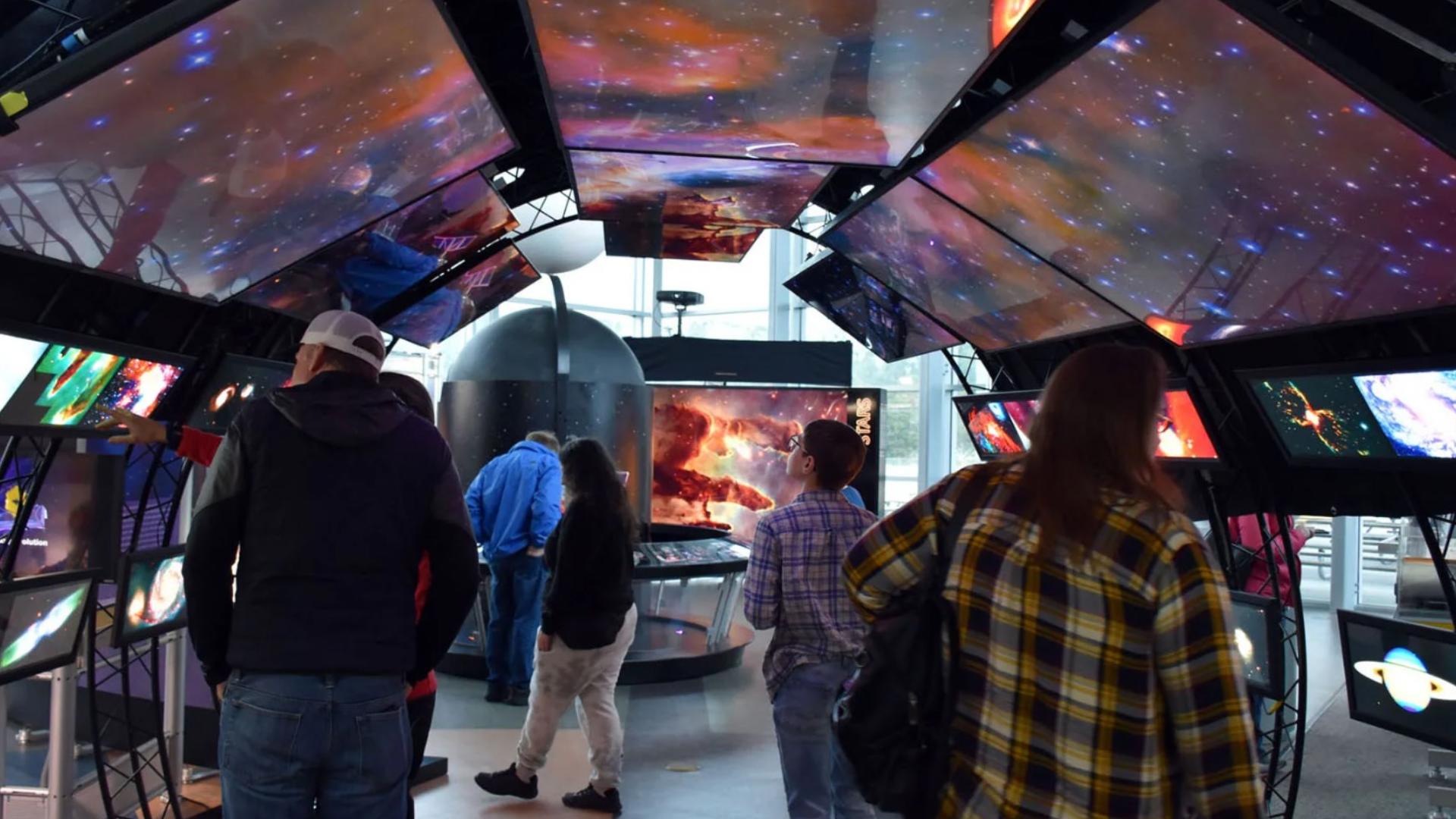 The immersive exhibit 'Hubble Telescope: New Views of the Universe' will be open from Nov. 9 to Jan. 26 at the Putnam Museum and Science Center. 