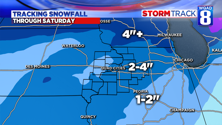 Snow Still On Track This Afternoon Wqad Com