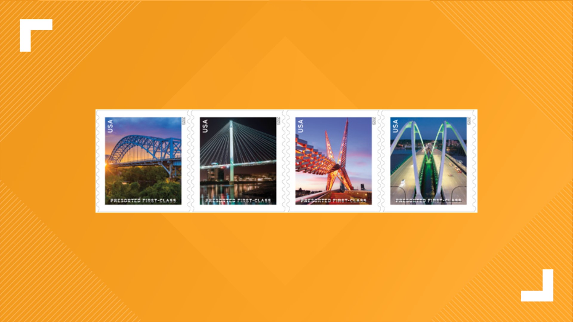 I74 Bridge featured on 2023 USPS stamp