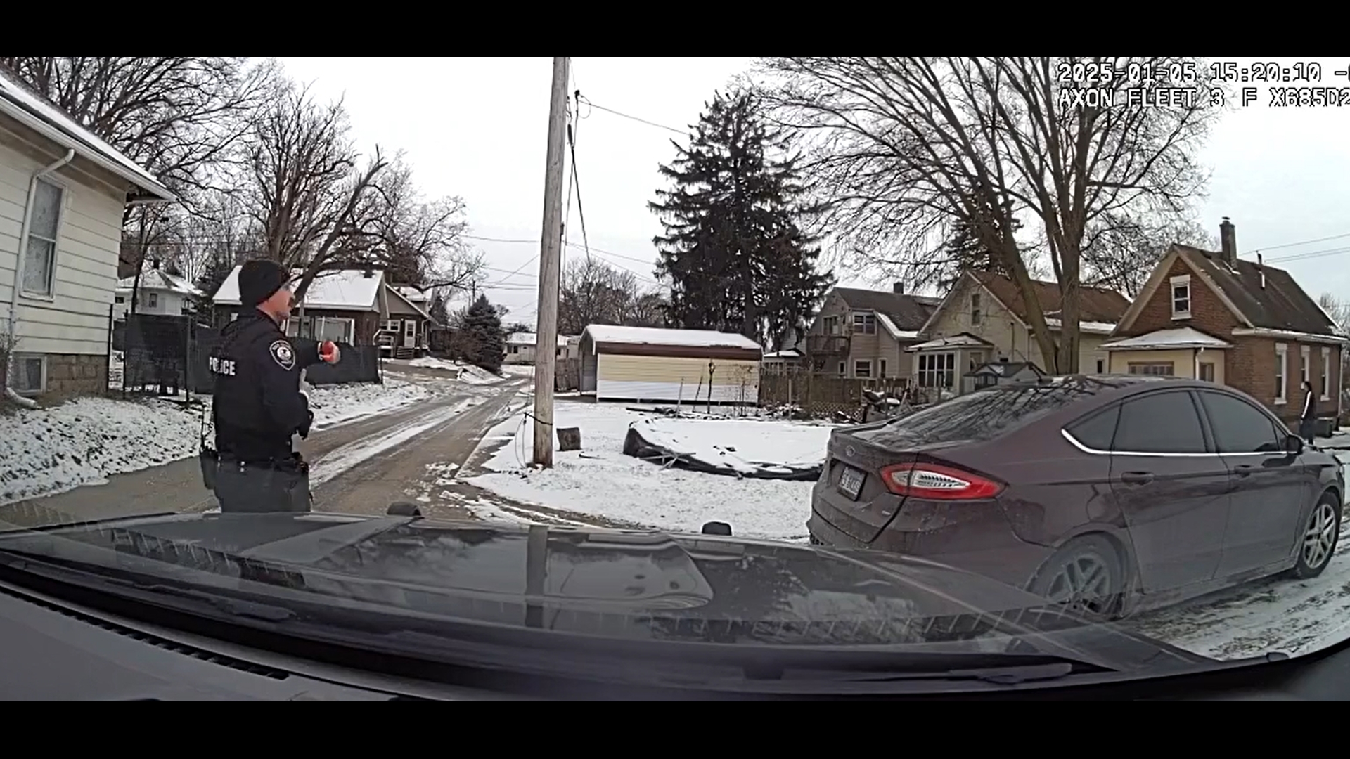Edited dash cam video shows RIPD Ofc. Brett Taylor's attempted traffic stop. 