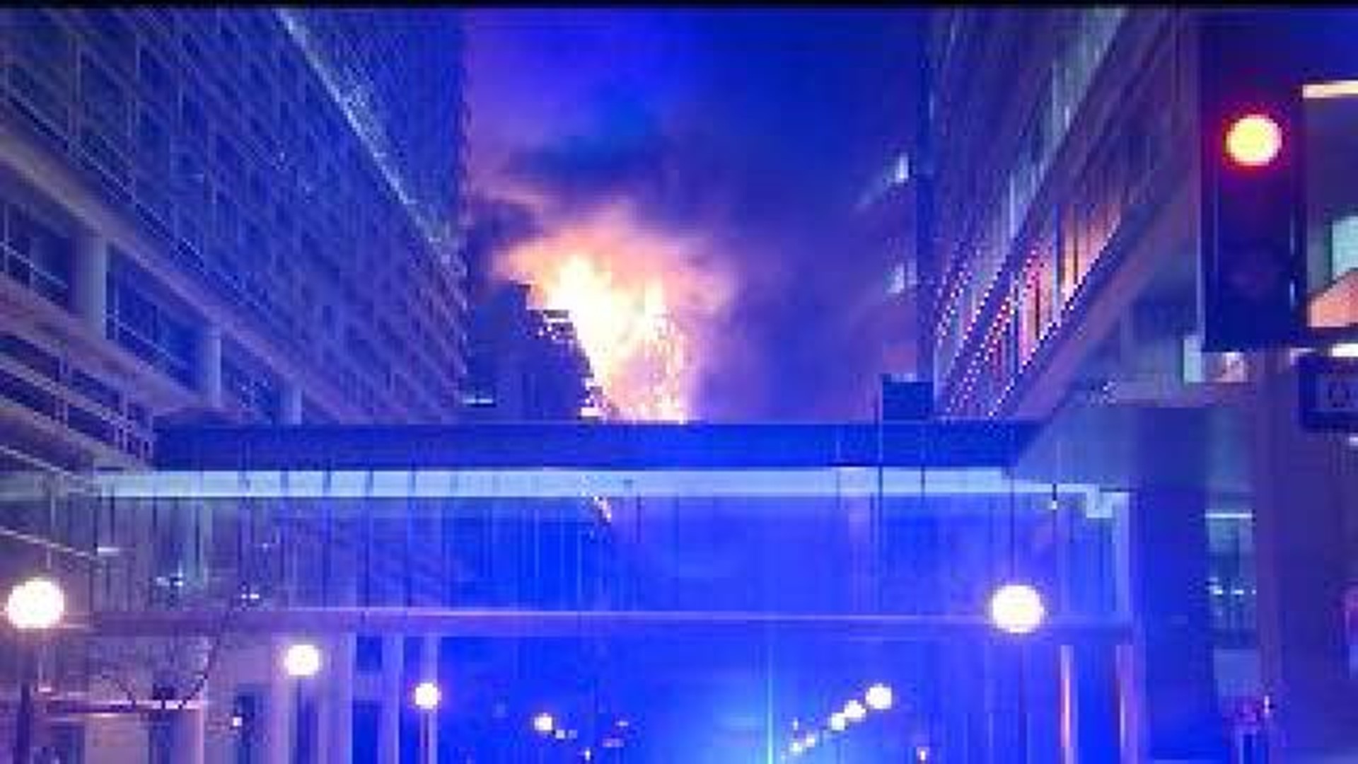Massive fire destroys downtown Des Moines building