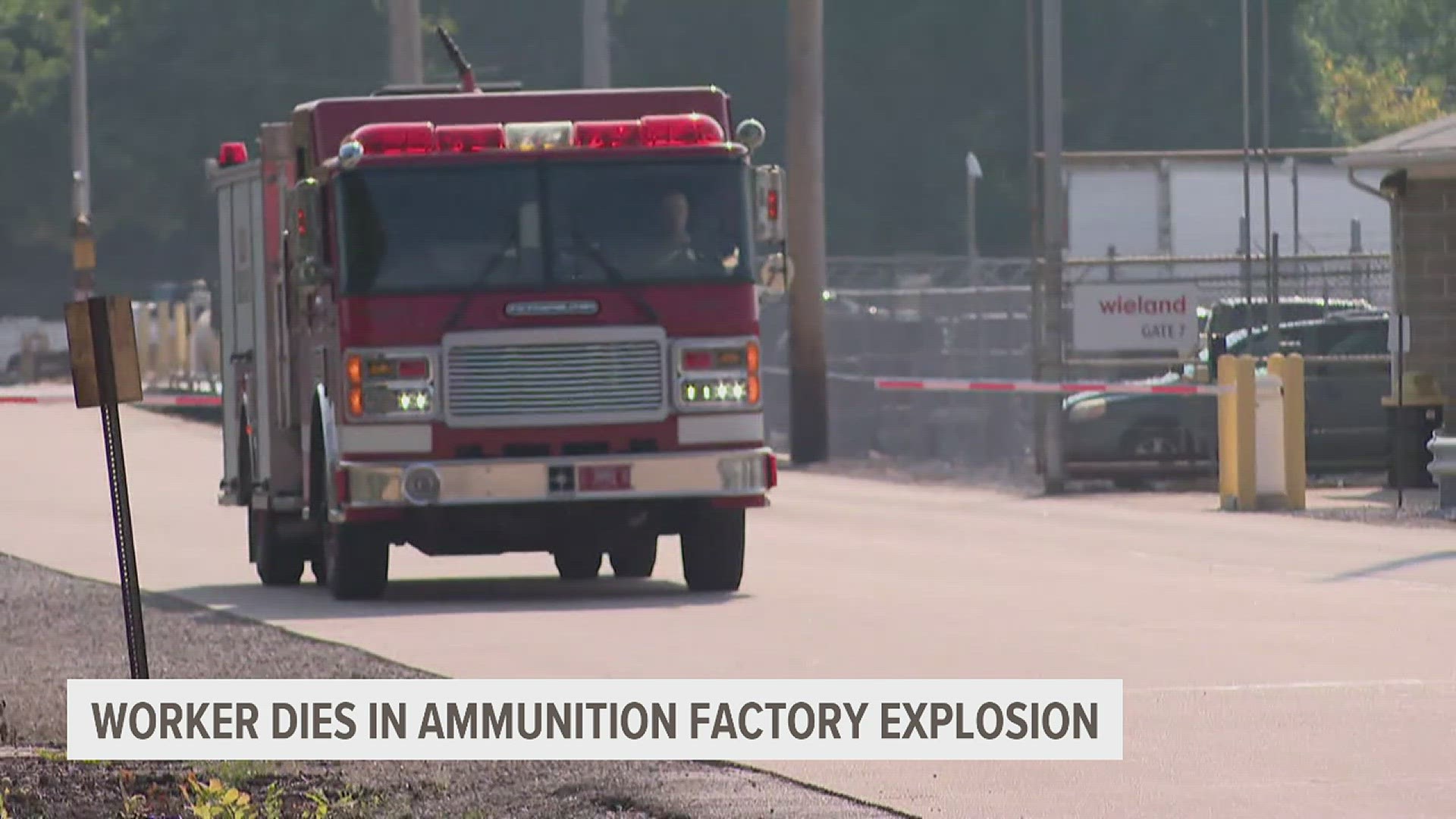A truck carrying shotgun shell primers exploded at Winchester Ammunition Plant in East Alton, IL powerfully enough to be felt miles away.