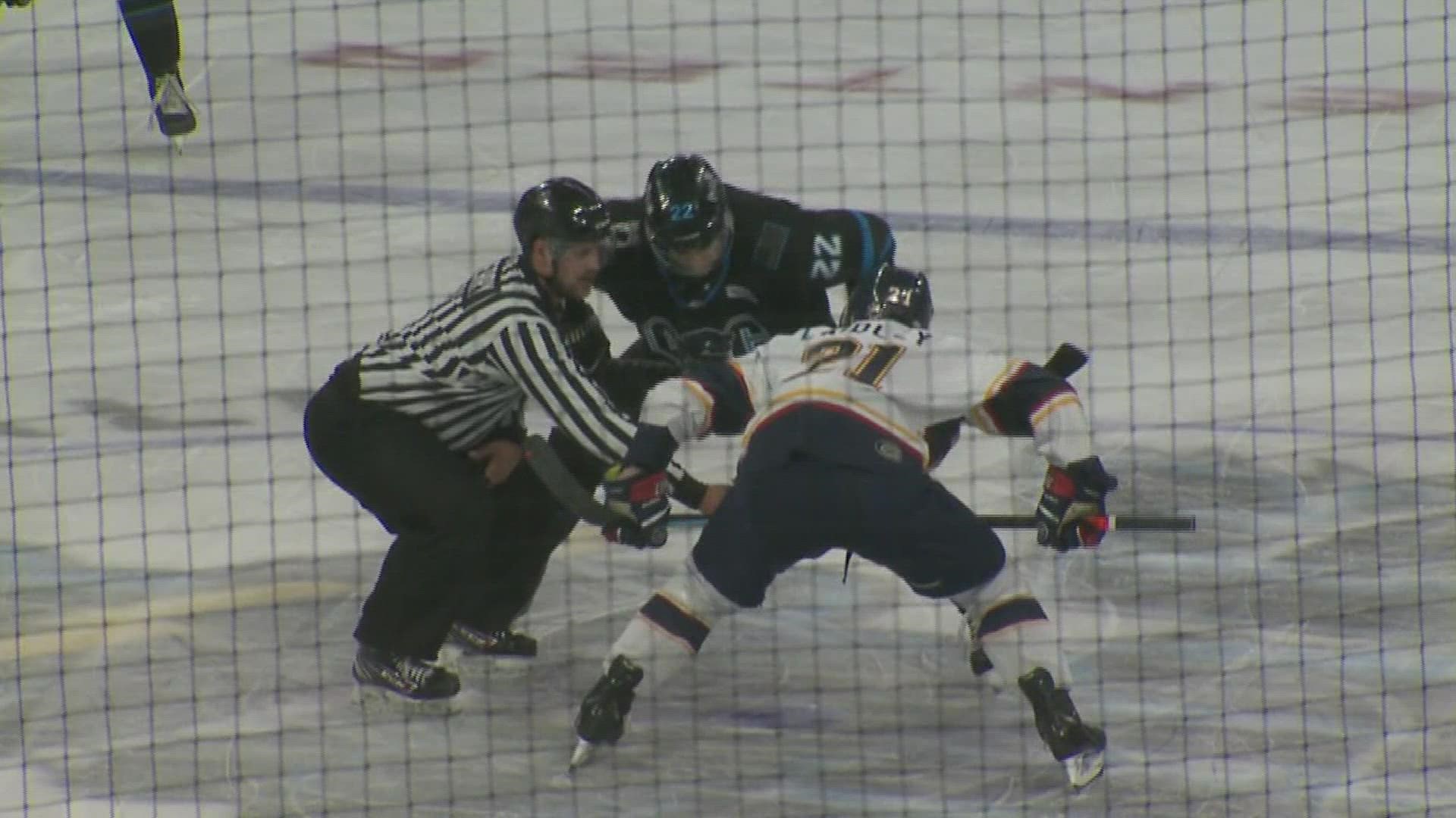 The Storm lead the best-of-three semifinals following a 4-1 win over the Peoria Rivermen on Wednesday.
