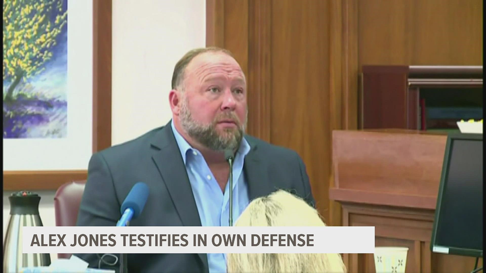 Jones is the only person testifying in defense of himself and his media company, Free Speech Systems.