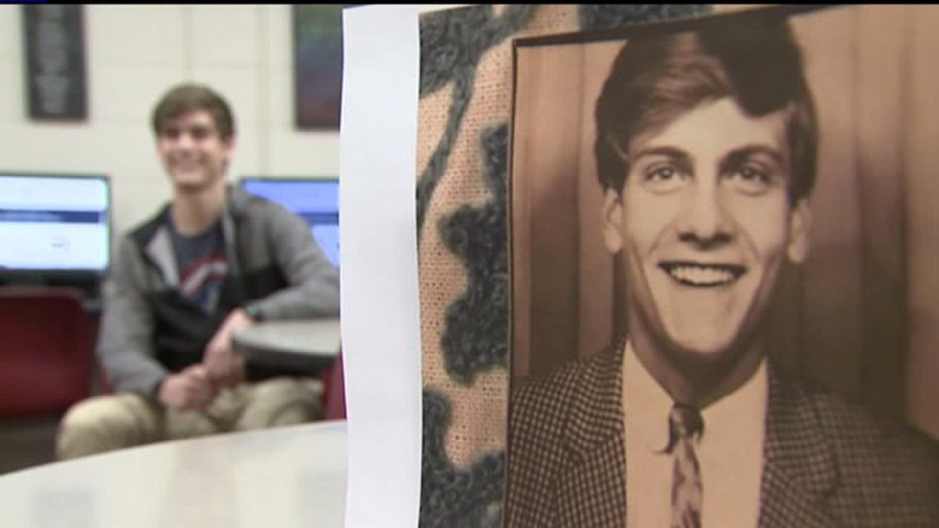 Bettendorf teen looks just like old photo of supermodel`s dad