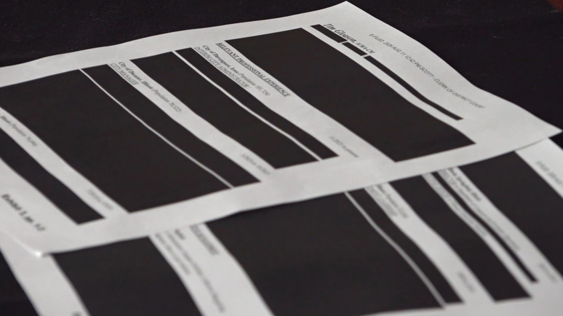 Resume Udated Example Lawsuit filed against City of Davenport over heavily redacted city ...