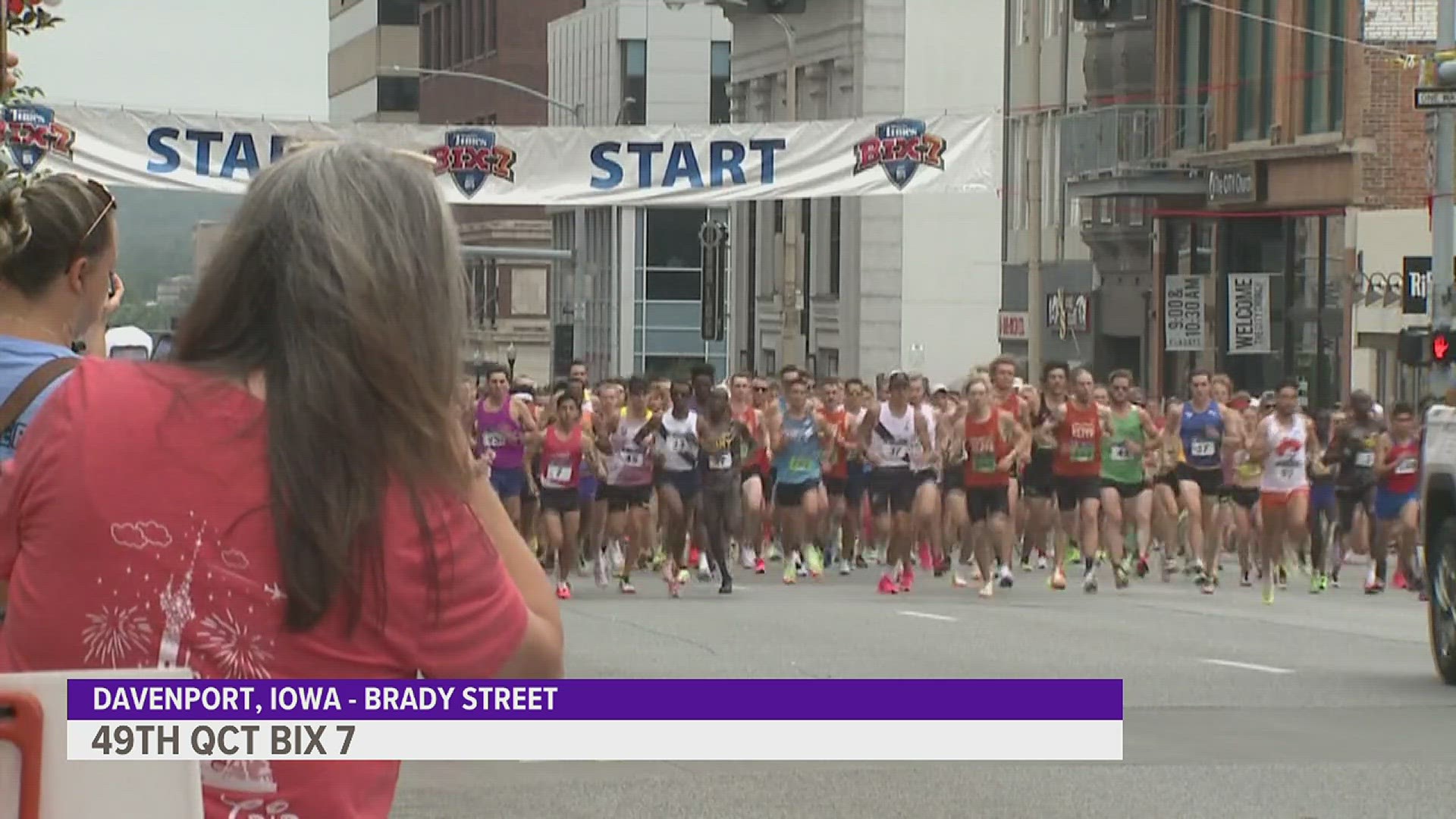 Thousands from across the world came to Davenport to run the seven-mile, hilly course of the Quad-City Times Bix 7 race.