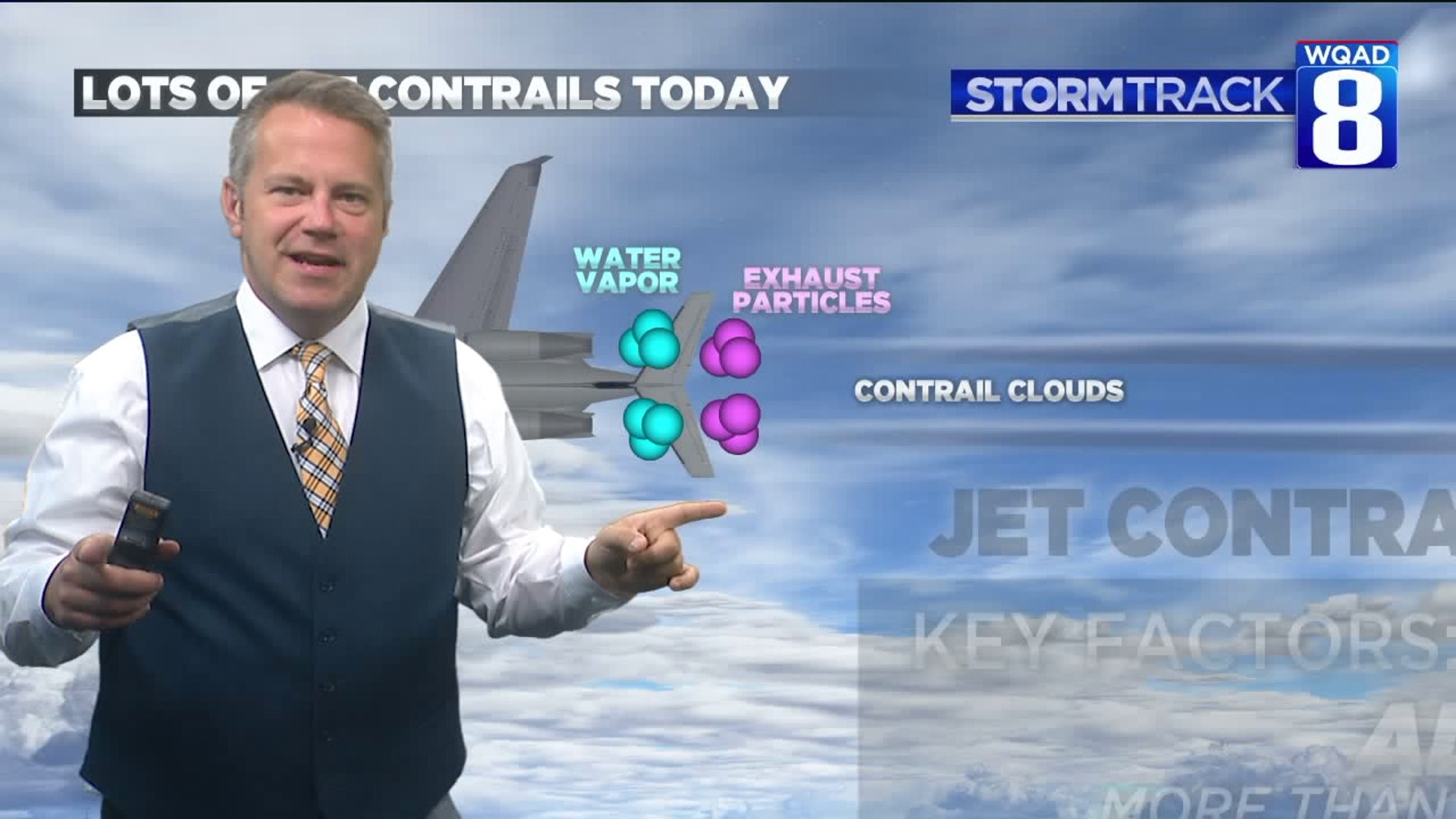 Eric has the science behind jet contrails