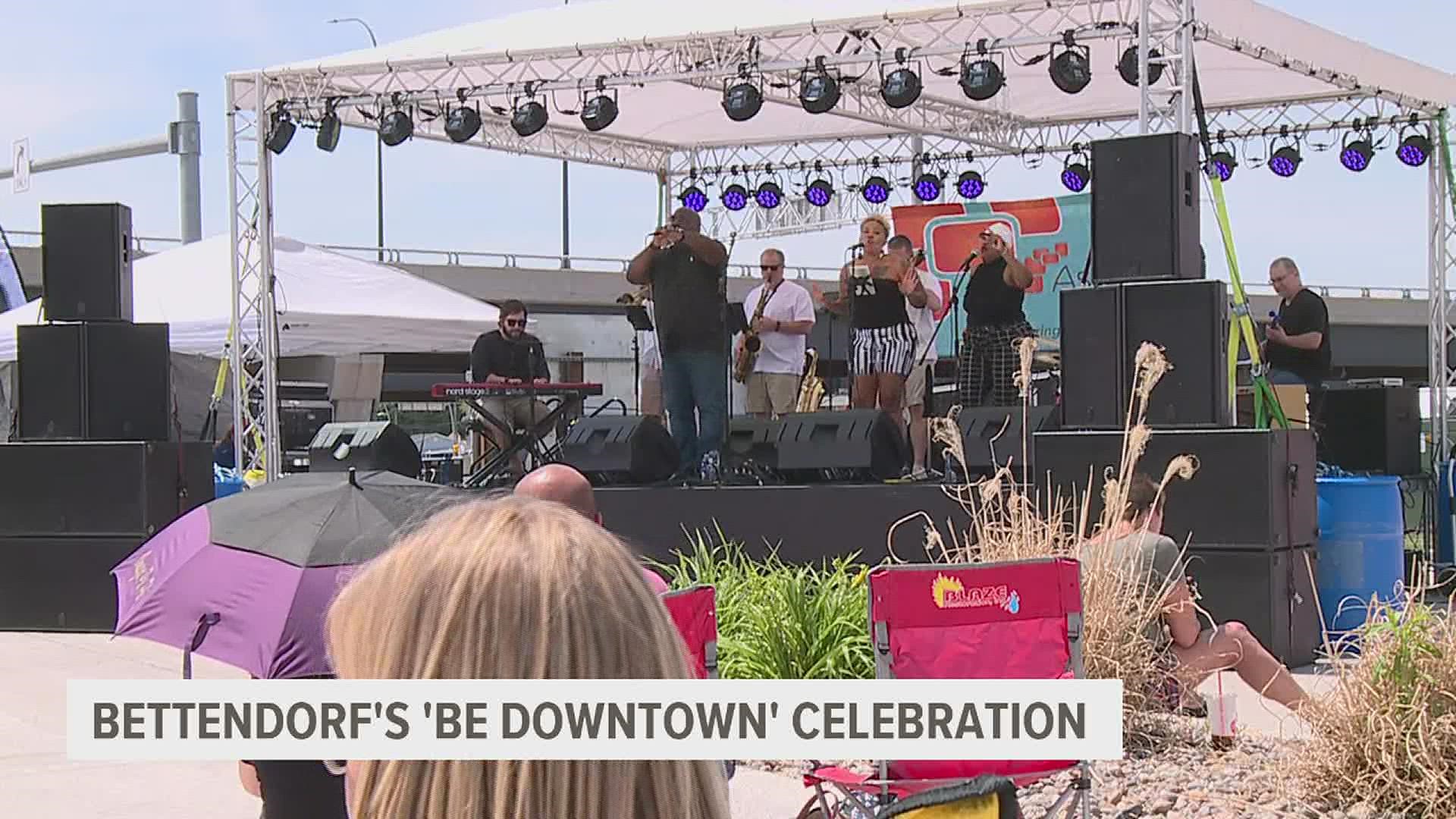 Bettendorf's ZIP code day celebration came to an eventful, welcoming conclusion with a beanbag tournament, live music, and science experiments.