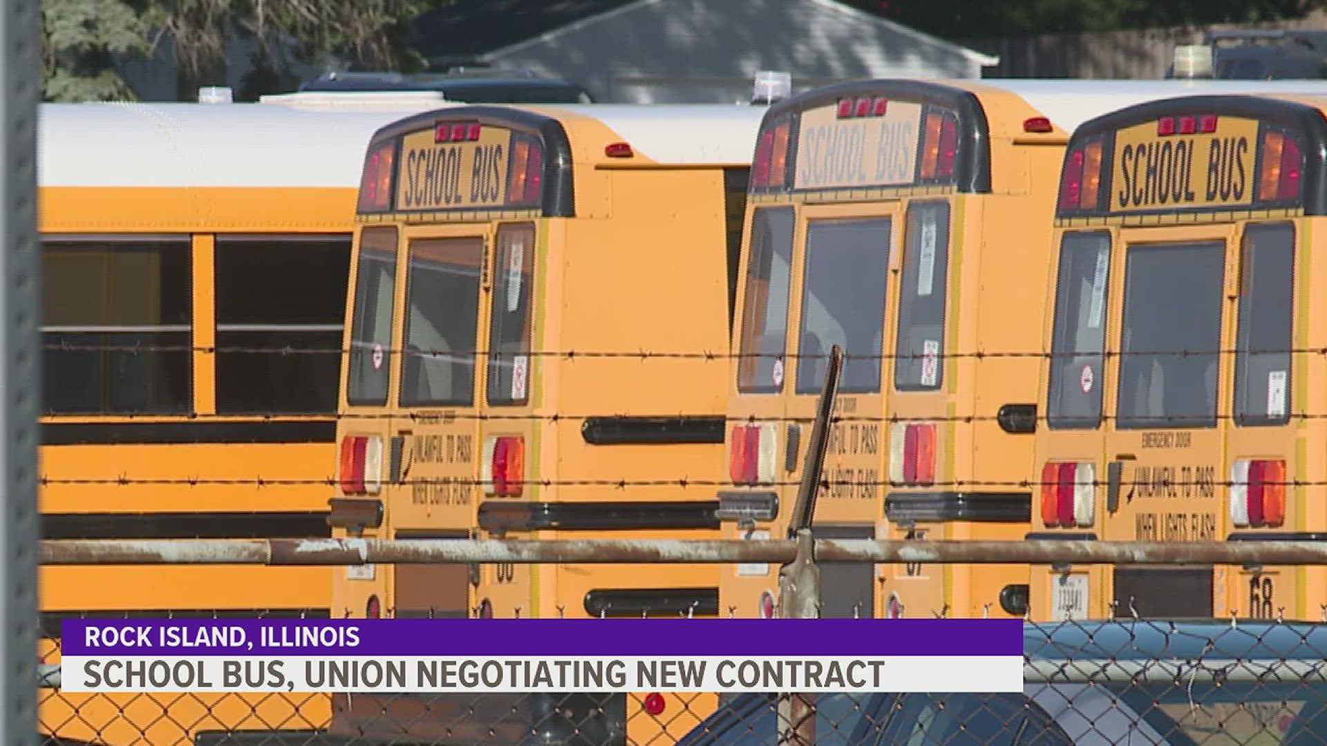 Durham School Services and Teamsters Local 371 are negotiating a new contract for members to vote on Friday at 5:30 p.m.