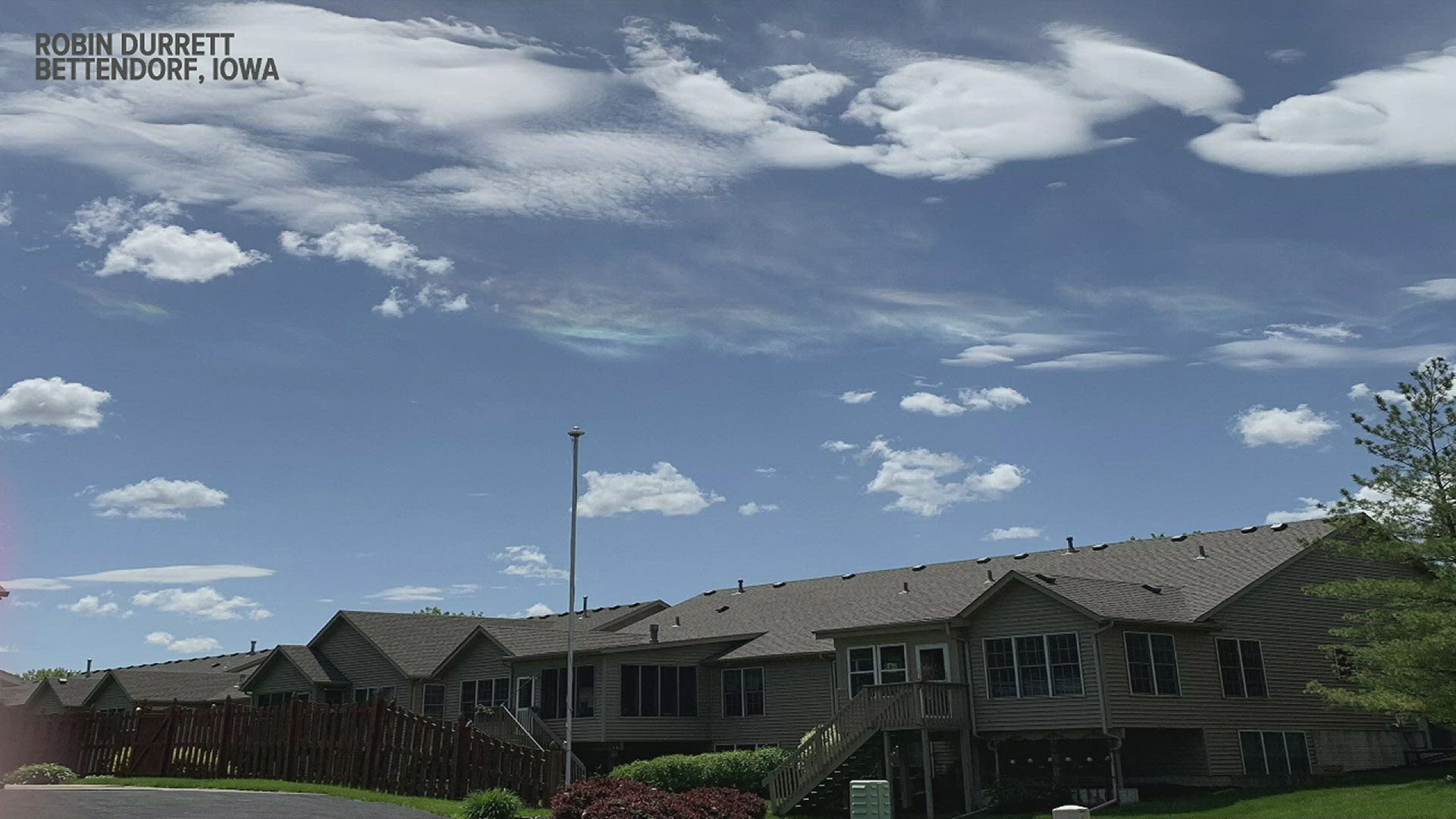 These unique, colorful clouds filled our skies on Wednesday. Here's how they form.