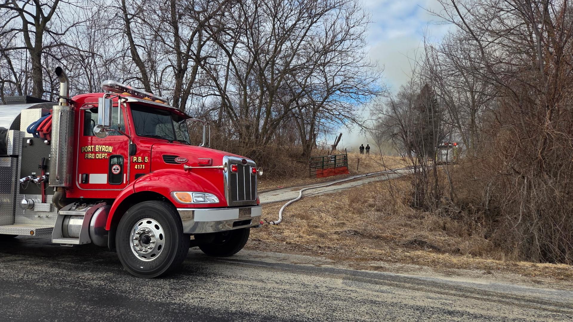 Multiple agencies respond to structure fire in Port Byron | wqad.com