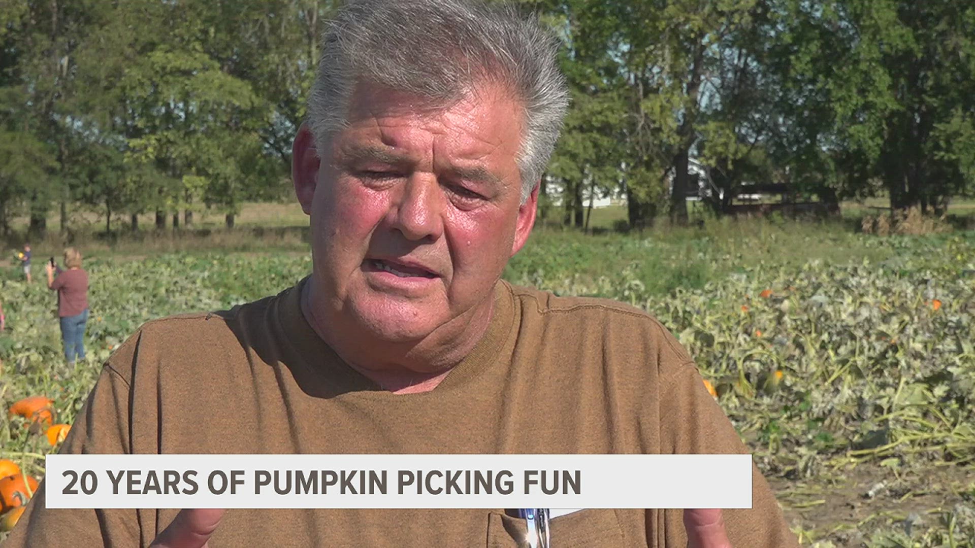 The pumpkin patch is open from 10 a.m. to 5 p.m. from Thursday to Sunday.