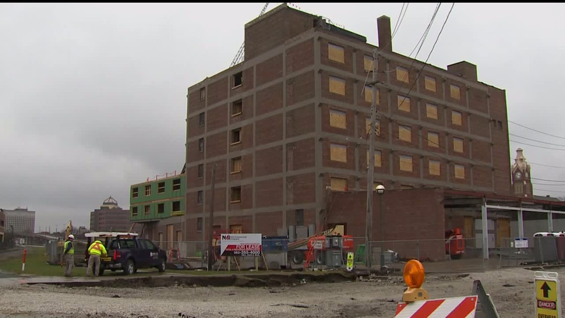 Unique construction method expediting construction on The Q