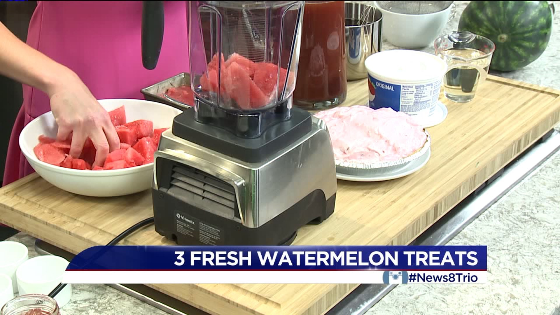 NEWS 8 TRIO Watermelon treats