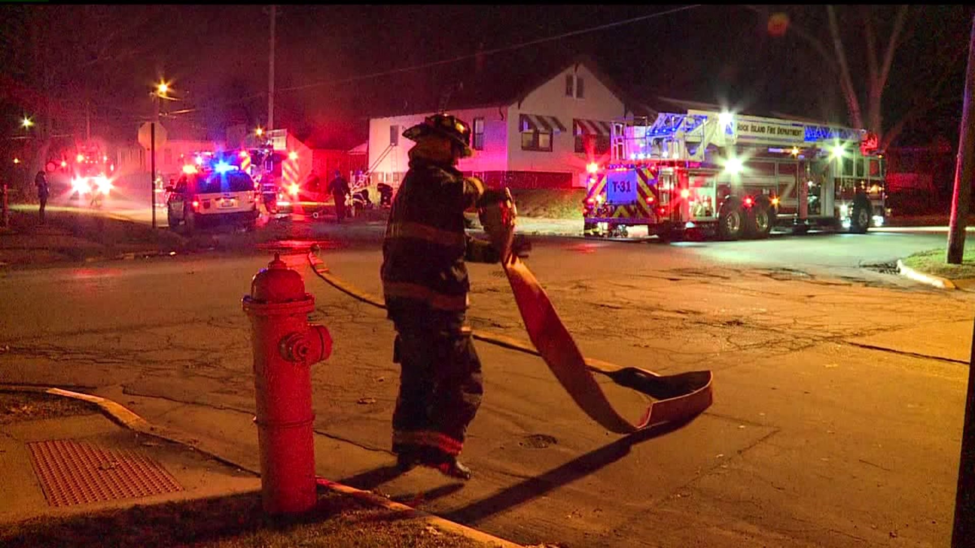 Fire at Rock Island home displaces residents