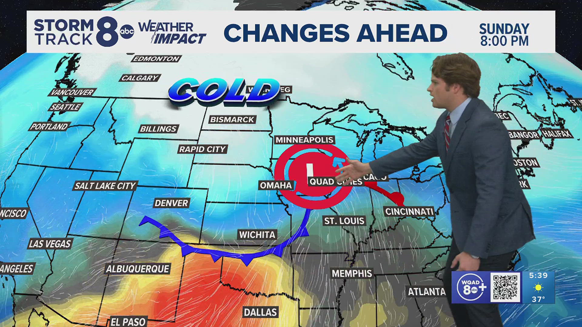 A warm Sunday is ahead to close out your weekend, but a big cool-down is set to follow as Thanksgiving nears.