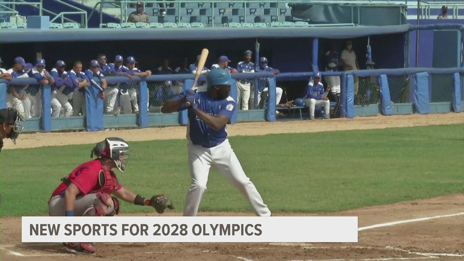 This week a new report reveals the 2028 Los Angeles Olympics may include -- cricket, lacrosse, baseball, softball and flag football.