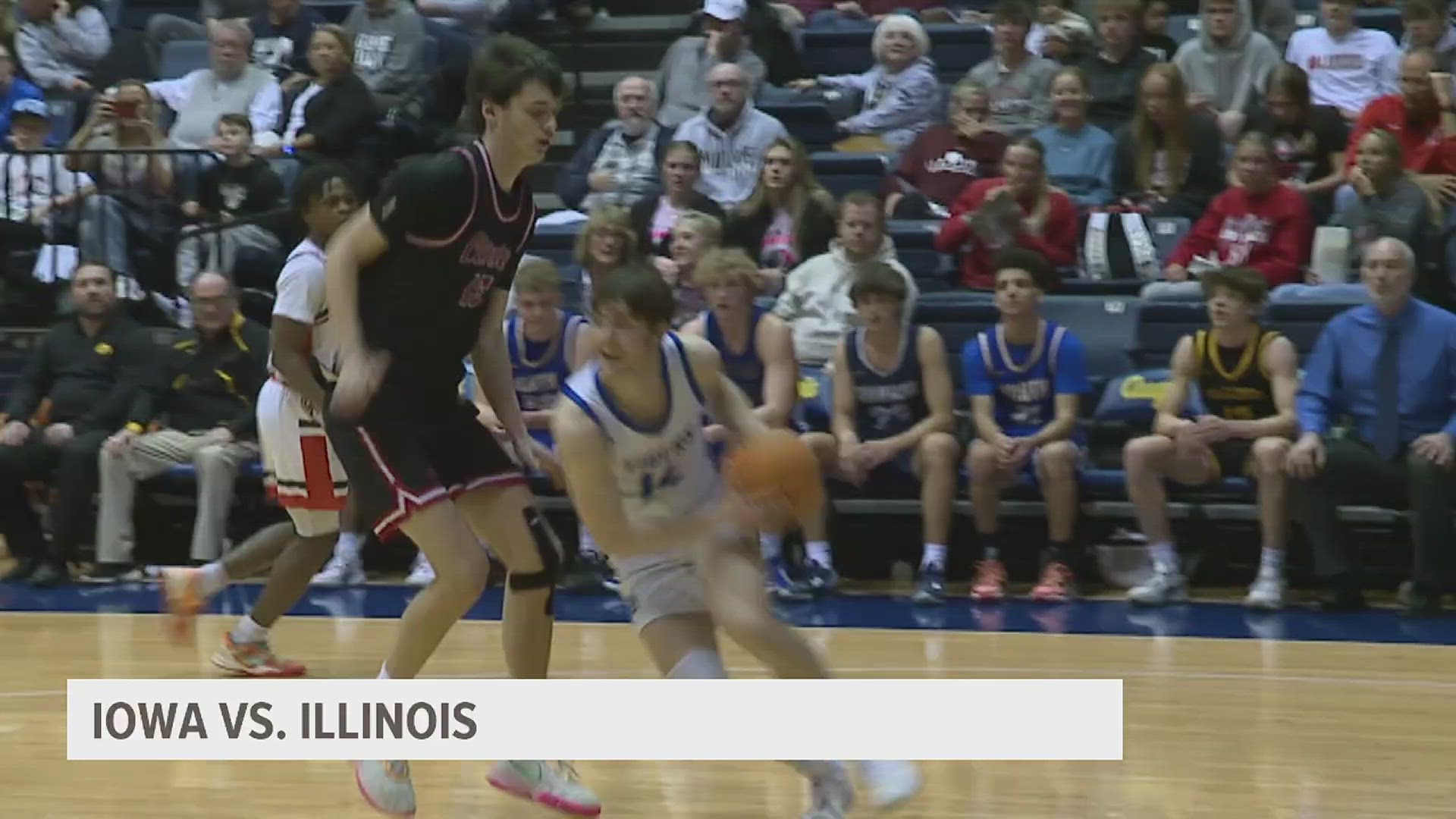 In the annual bi-state game, bragging rights belong to Illinois after wins on both the boys' and girls' sides.
