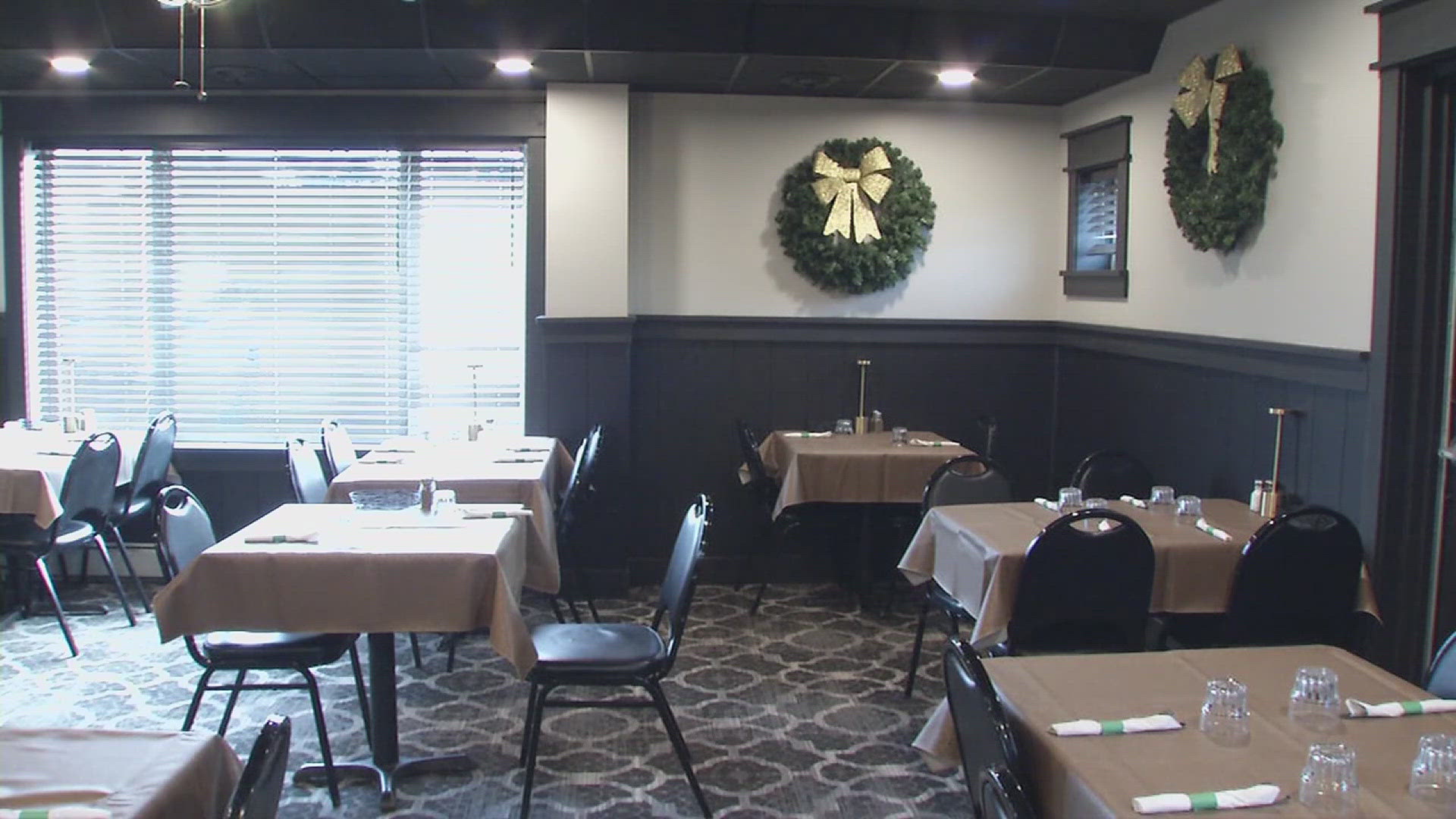 The Village Bar Supper Club temporarily closed after an EF-1 tornado hit the restaurant. Since then the community has donated funds to the owners for renovations.