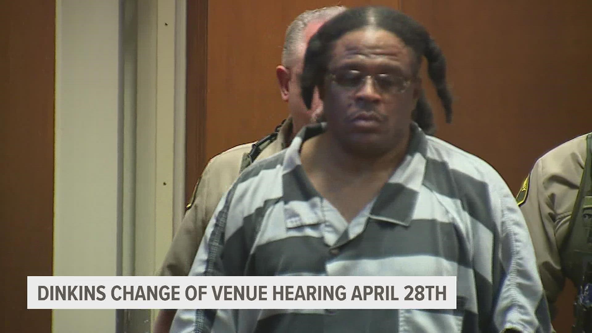 A hearing is set for late April to determine where the trial will be held.