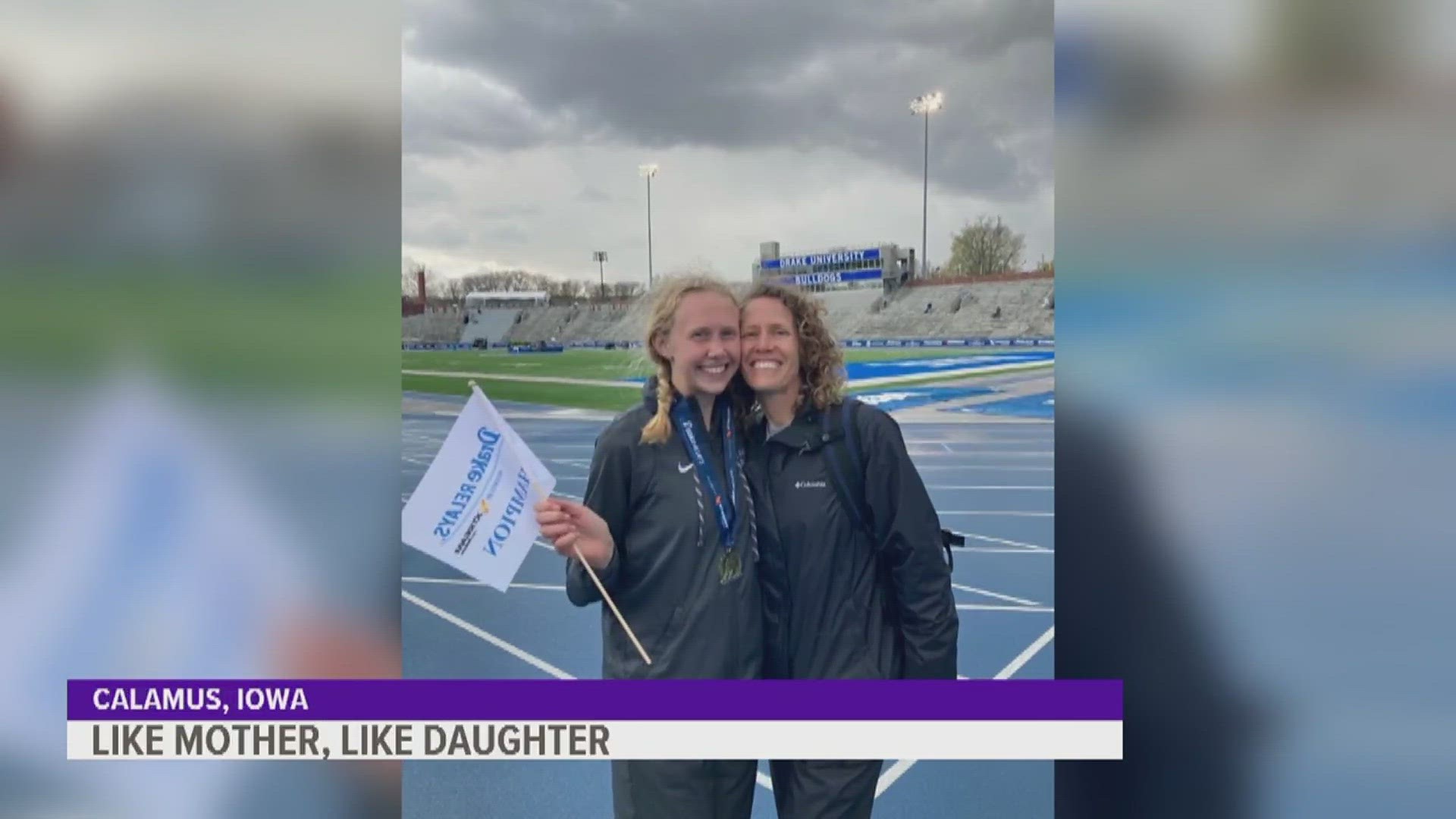 Like mother, like daughter: Calamus-Wheatland's Noelle Steines shares Drake Relays title with mother