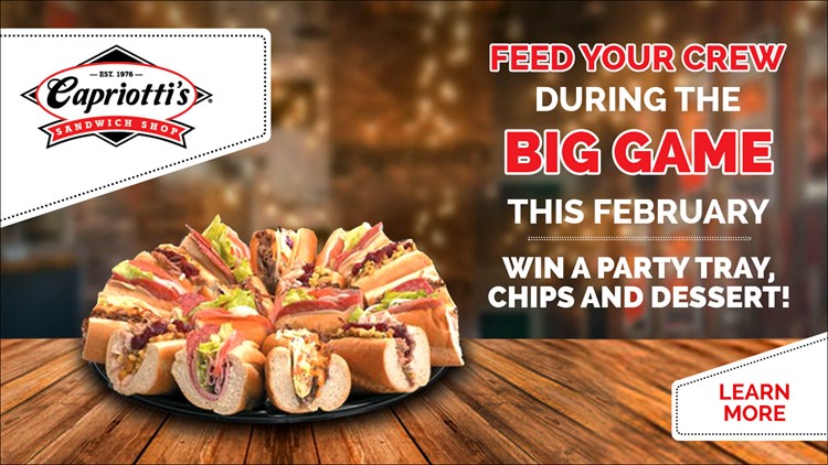 Win Capriotti's to feed your crew during the big game this February!