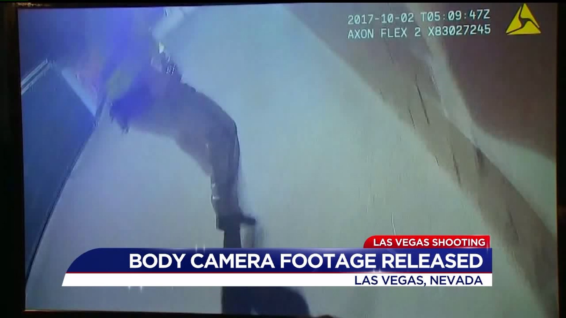 Body camera footage released from Las Vegas shooting