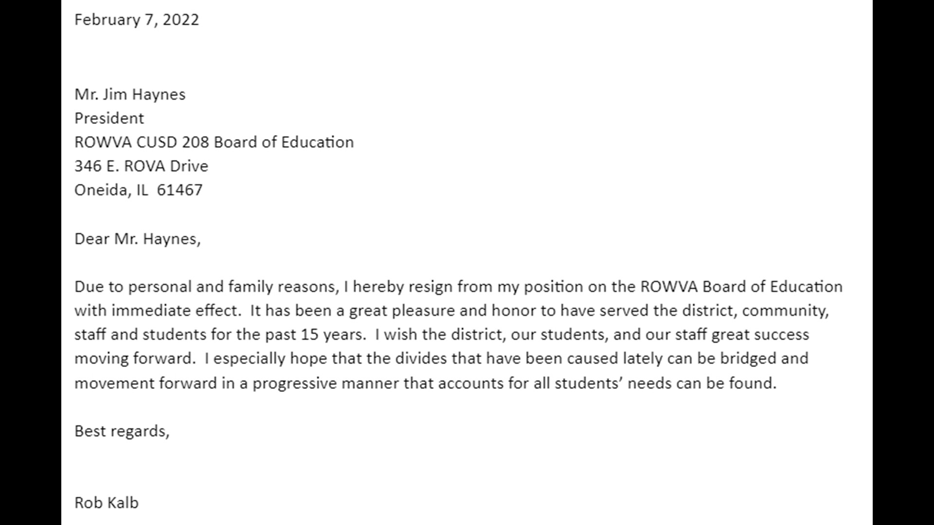 ROWVA appoints new members to school board