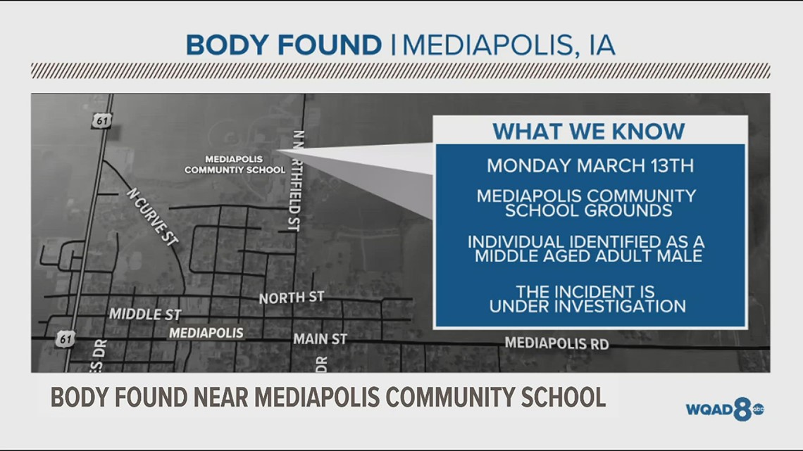 Body found next to Mediapolis school