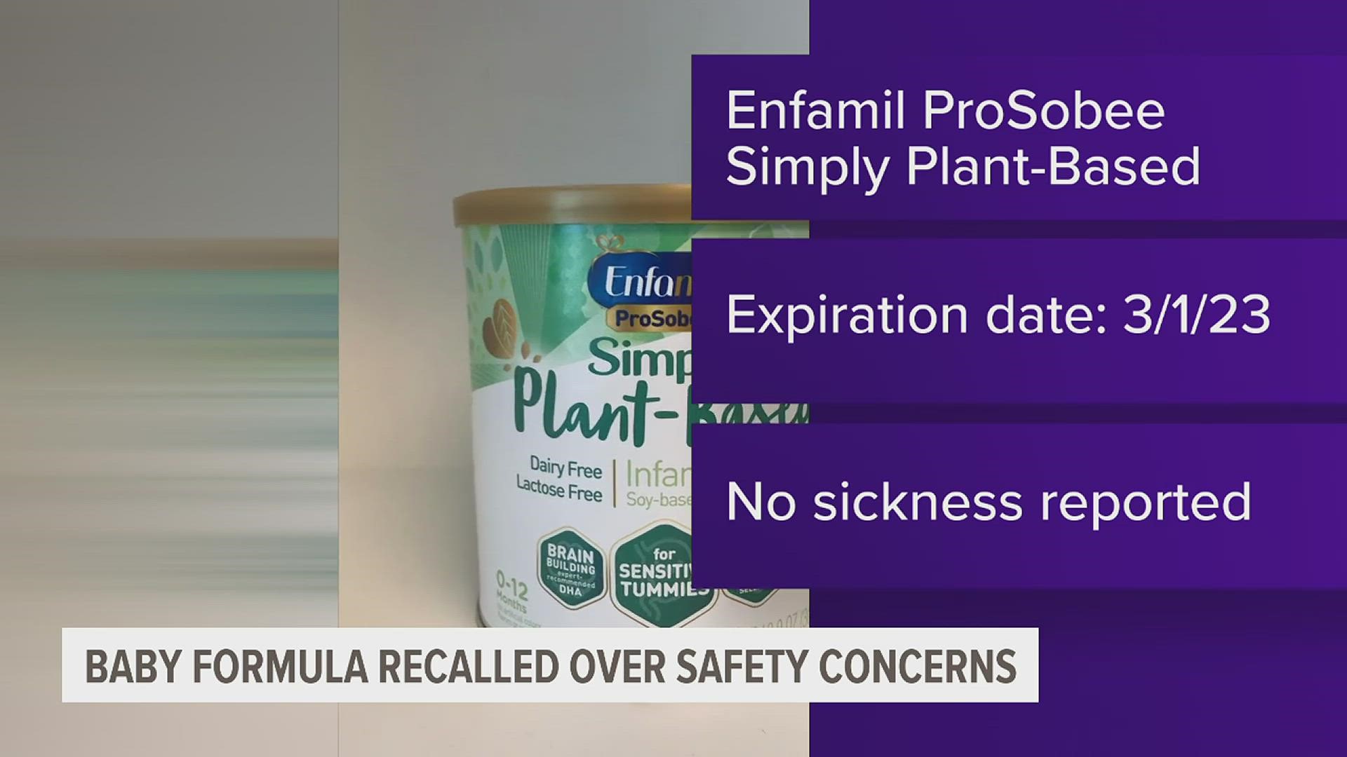 Reckitt recalls Enfamil plant based formula over Cronobacter