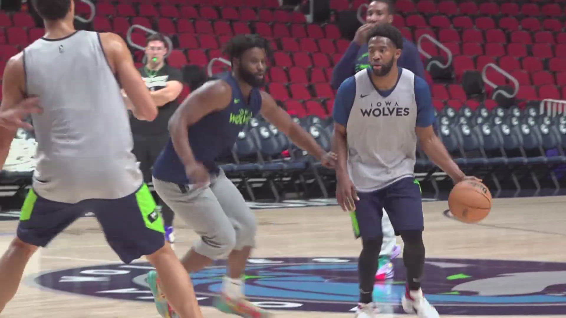 After years of playing professional basketball around the world, Chasson Randle is playing close to home this season for the Iowa Wolves.