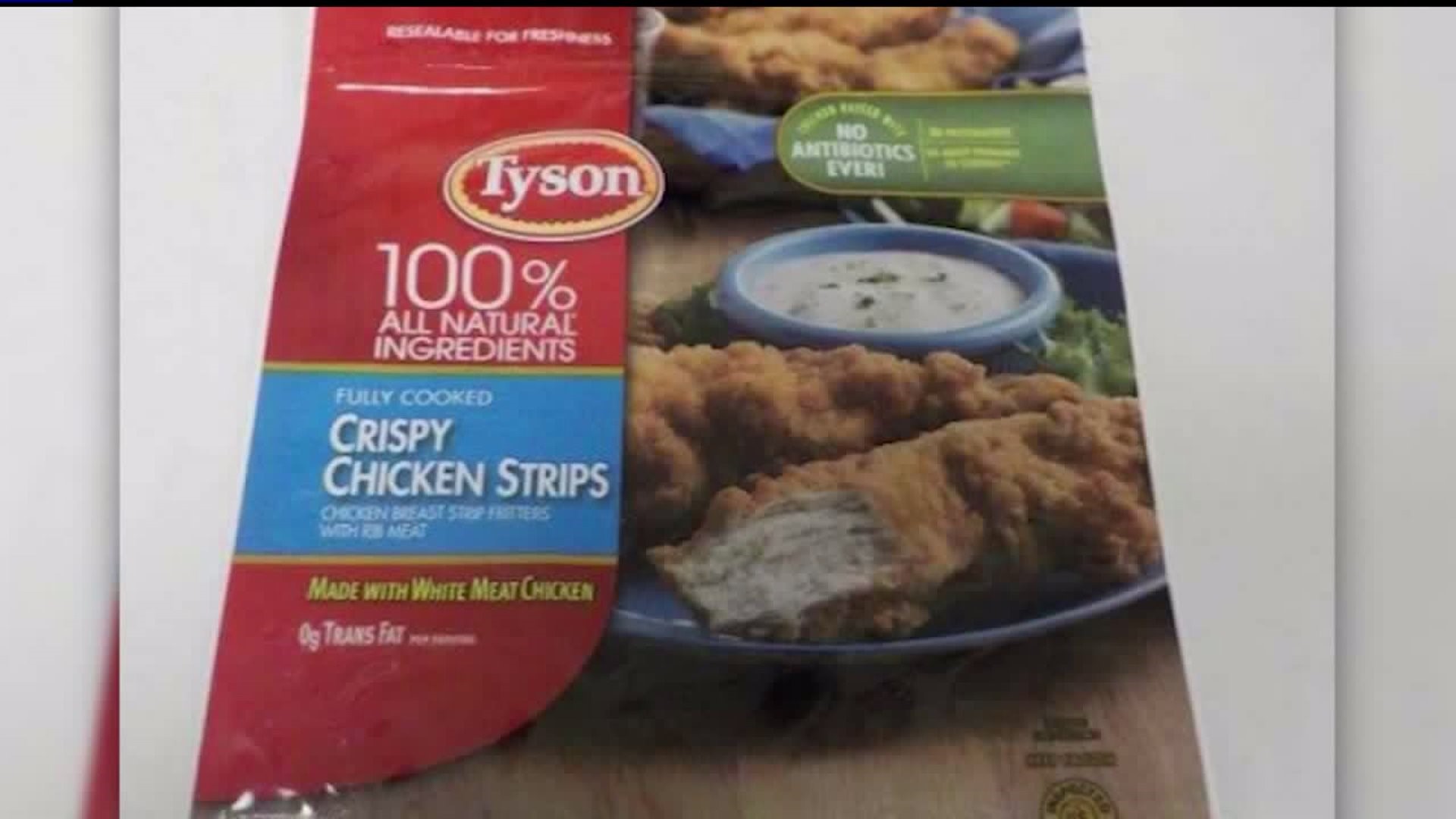 Tyson recalls more than 69,000 pounds of chicken strips