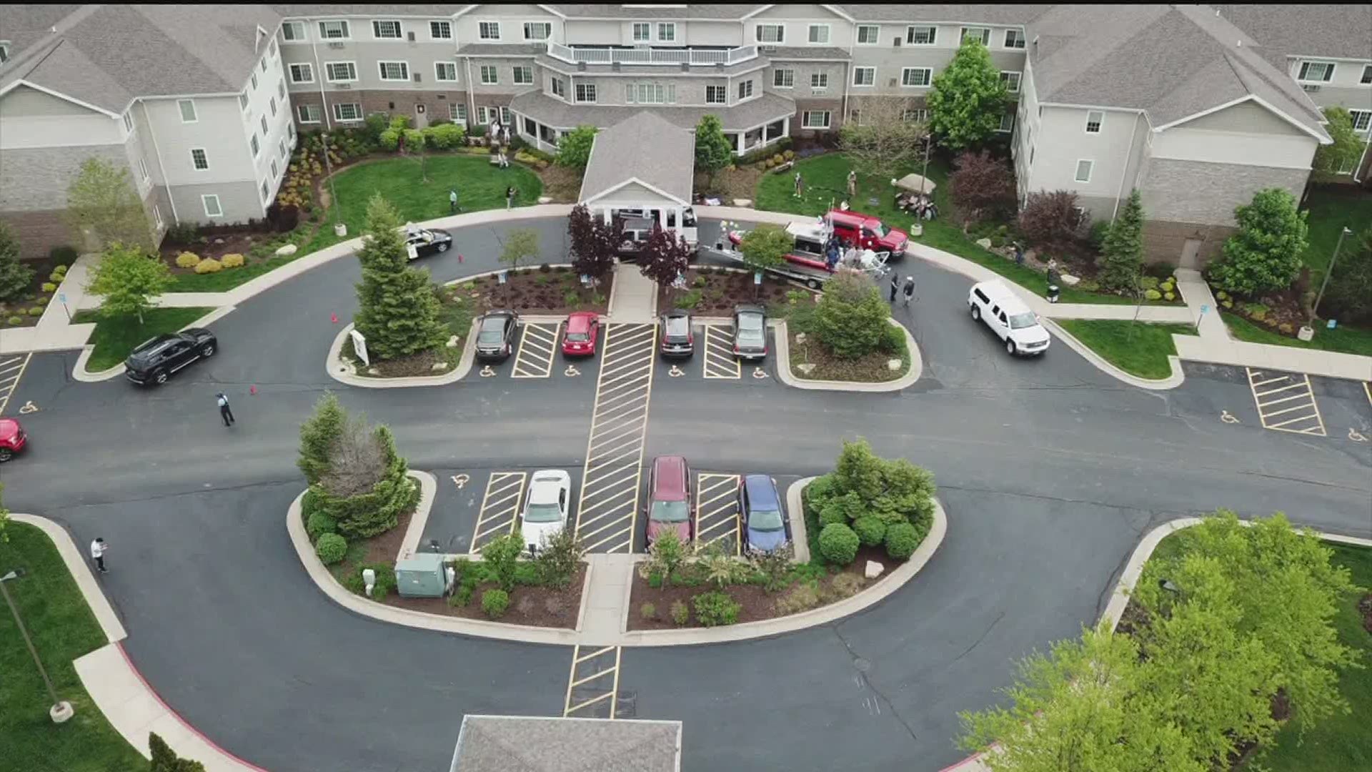 Bernie's Bettini's lost birthday party was made up for with the parade that went past her nursing home.