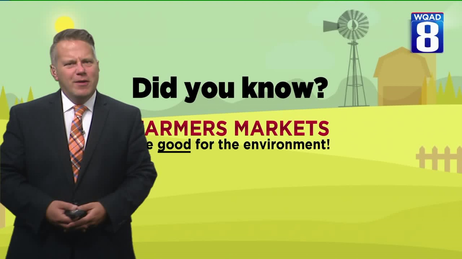 Eric explains the benefits of farmers markets