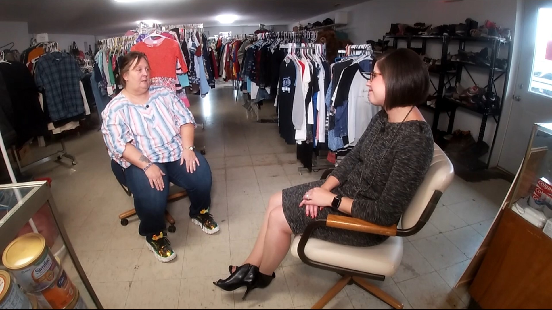 Sherry Bandy is "Multiplying Good" by connecting customers with clothes, household items, and more - all for free.