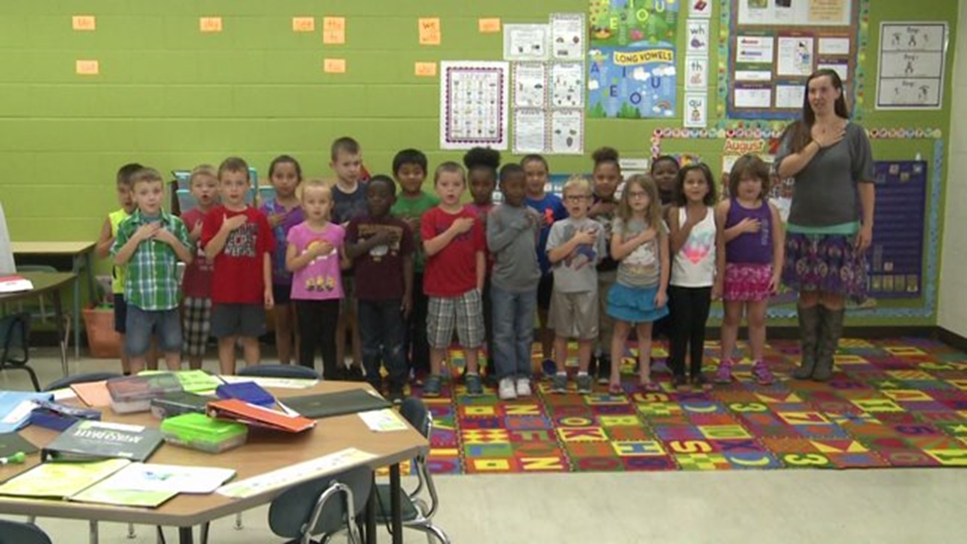 The Pledge from Mrs. Drummond`s class