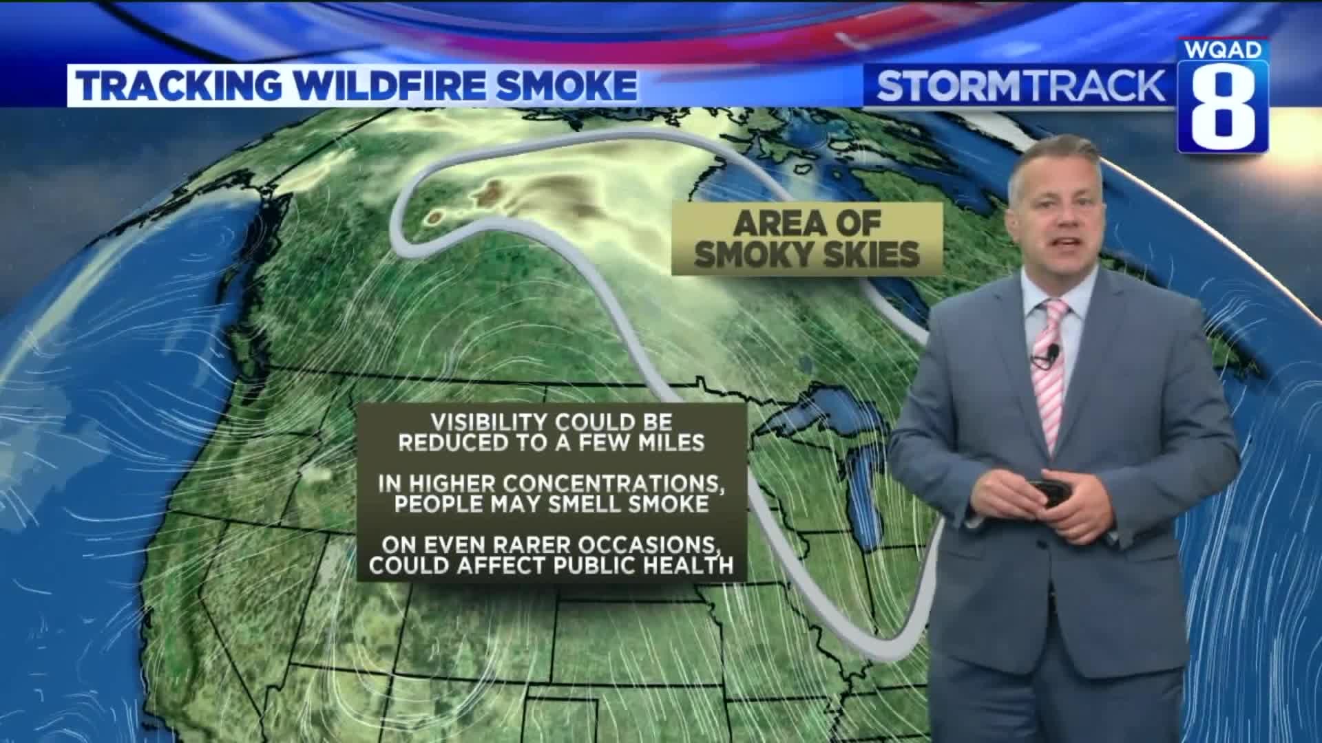 Eric is tracking smoke this morning