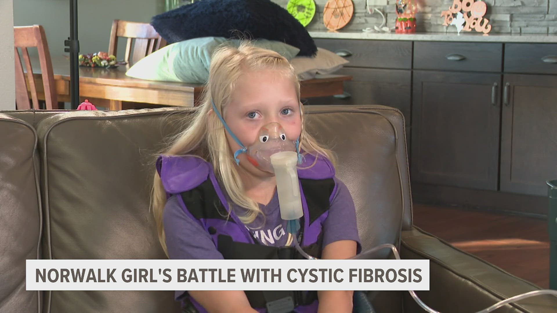 Charlie Hugunin is a 10-year-old girl living with cystic fibrosis, a condition that causes breathing and digestion issues.