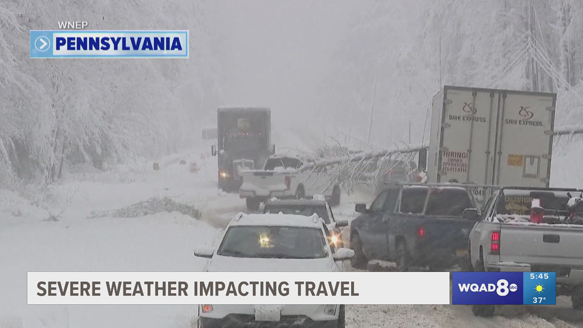 Parts of the Northeast saw their first snowfall of the season, and the cleanup is still underway.