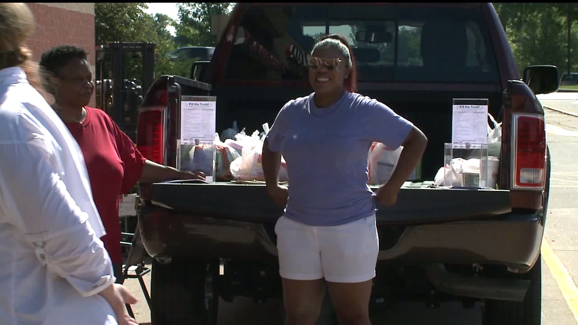 Family Resources` Fill the Truck Event Helps Domestic Violence Shelter