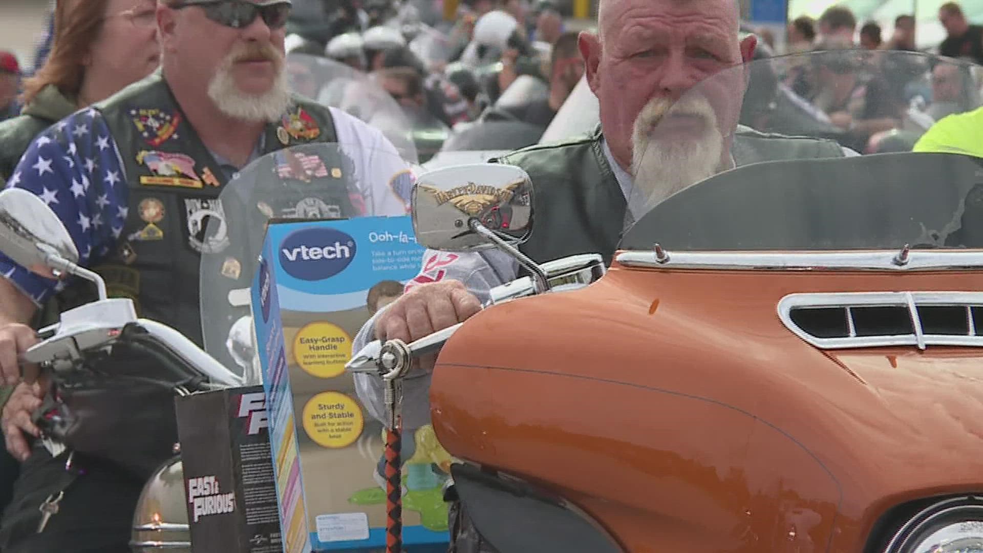 Sunday, Oct. 3 marked the 37th annual Toys for Tots Motorcycle Ride in Davenport.